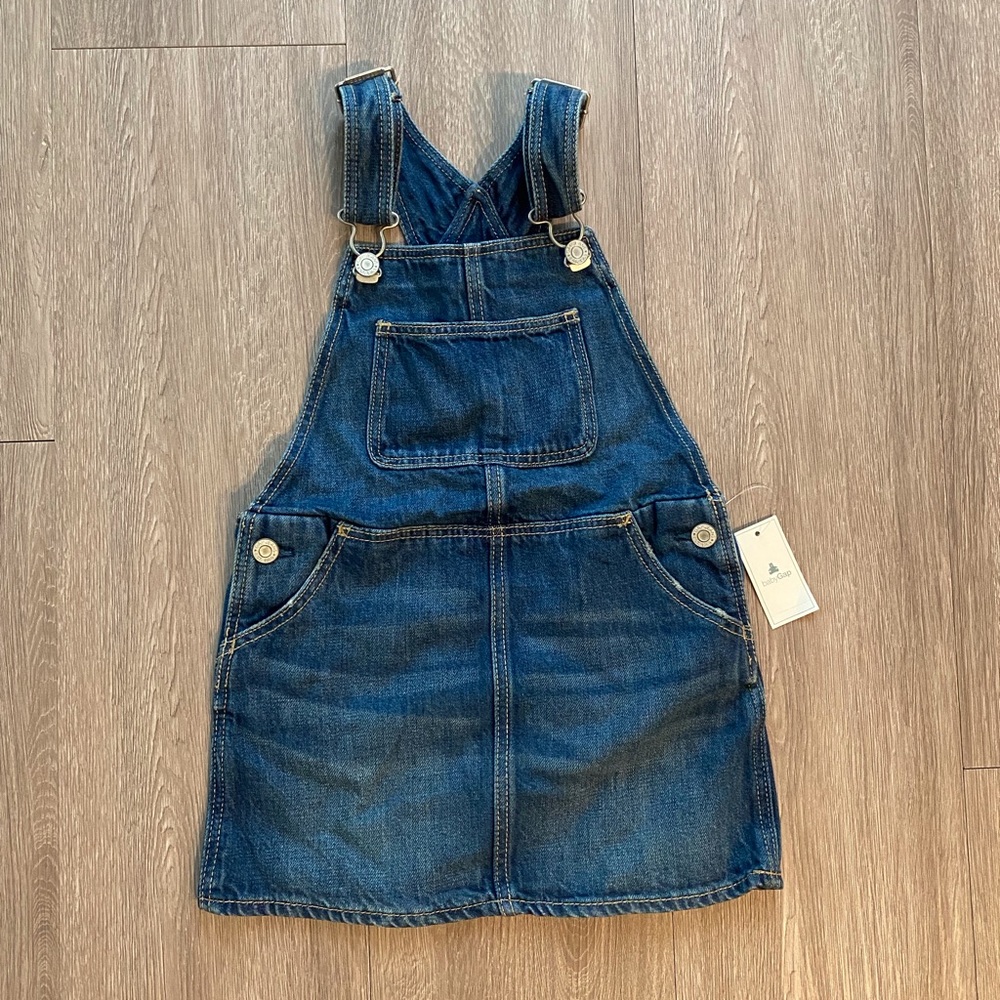 *NEW* BabyGap Denim skirt overalls